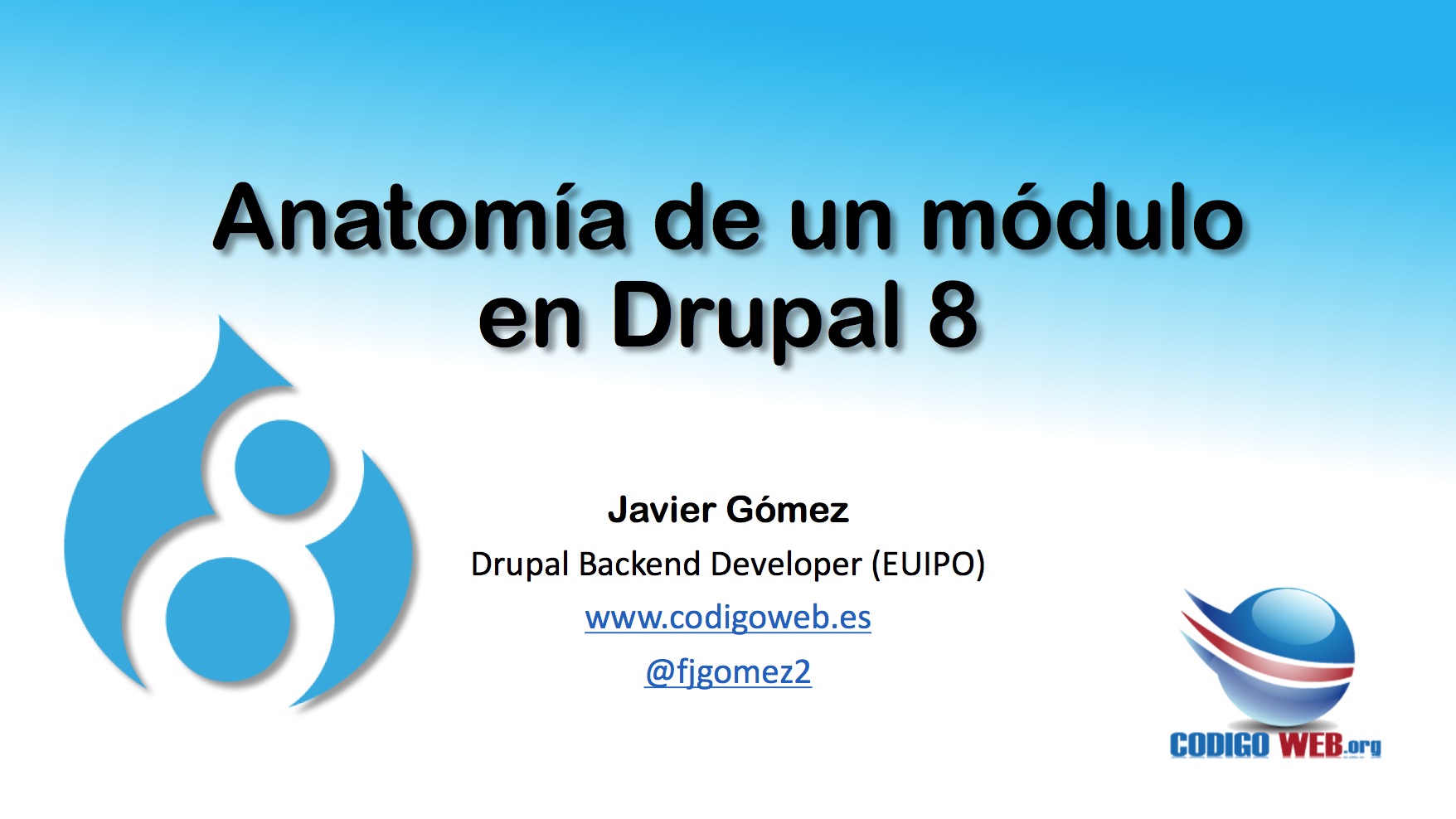 Anatomia de un módulo en Drupal 8